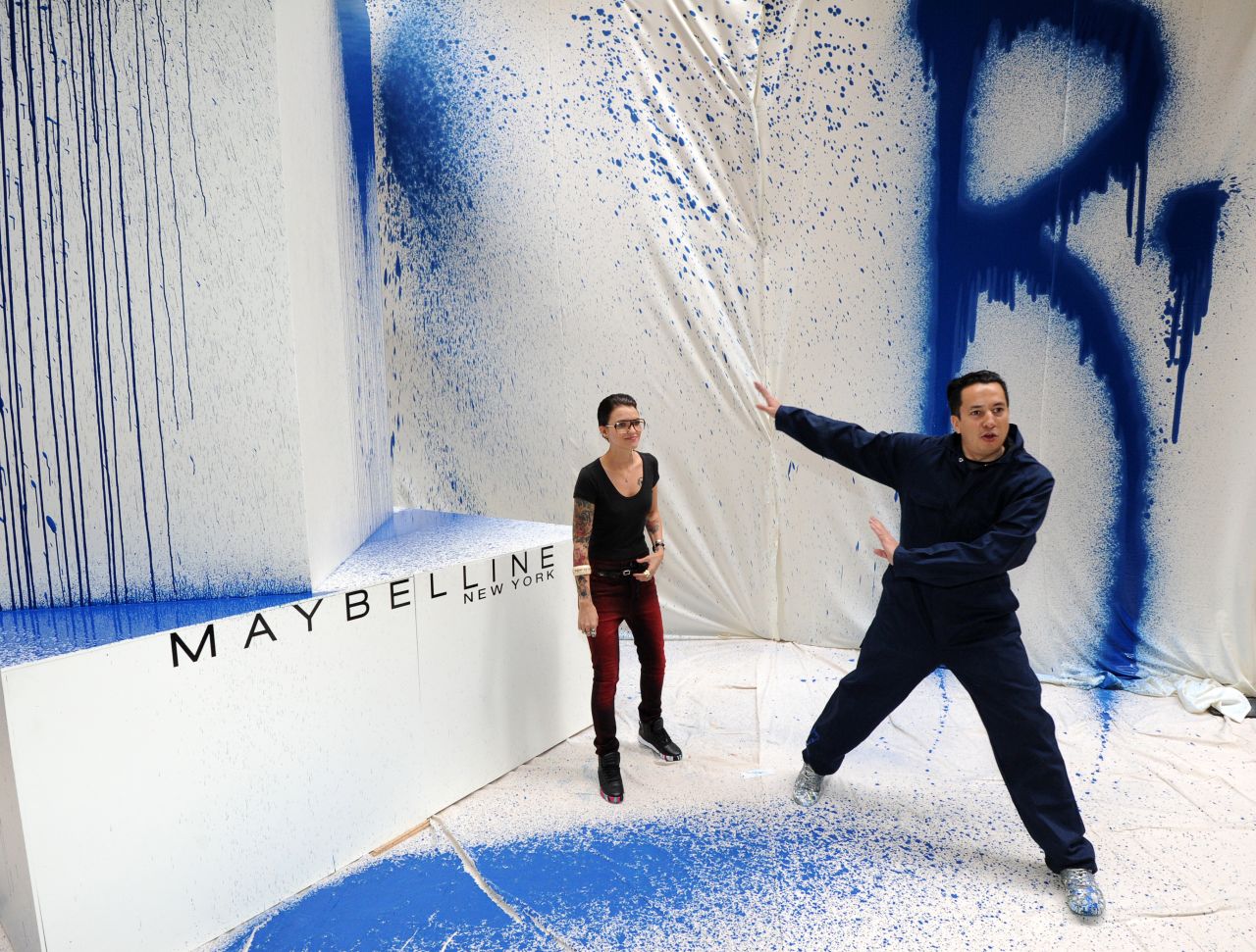 New York street artist Craig Costello (aka KR) visited Australia to create a series of art pieces and installations to promote Sydney Fashion Week.
