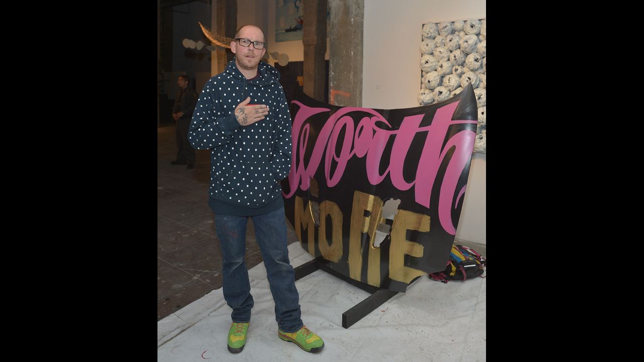 Artist EINE is one of the latest designers to do a collection of scarves for Louis Vuitton.