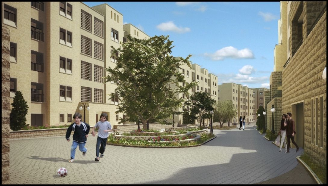 The vision for the finished project includes homes for 40,000 residents and three schools.