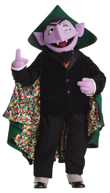 Nothing can interrupt the <strong>Count </strong>when he's counting. Whether counting from one to 10 or up to a billion (as he did in 2013 to celebrate "Sesame Street's" 1 billion YouTube views), the Count is happiest with numbers. He can now count over 40 years of appearances on "Sesame Street" since his debut in 1972.