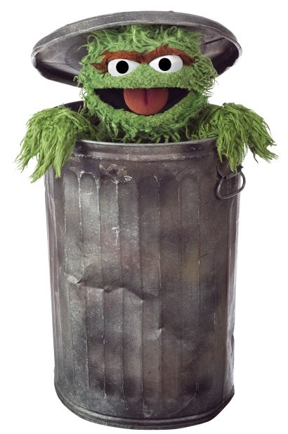 A bad-tempered green monster who loves "anything dirty or dingy or dusty" and lives in a trash can: perhaps not an obvious choice for a children's TV hero. Yet <strong>Oscar the Grouch</strong>, whose ambition is to be as miserable as possible, has failed to ruin viewers moods, bringing humor and fun to the Street.