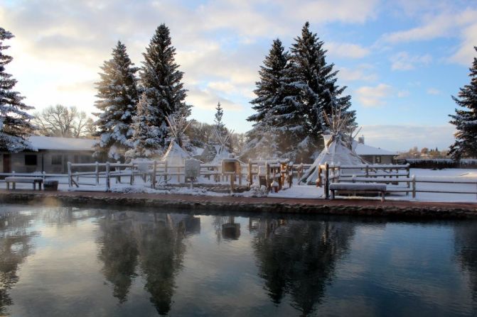 Inside Saratoga Resort and Spa is Snowy Mountain Brewery. Activities include hunting, fishing, golfing, cross-country skiing and ATV adventuring. You can also soak in Saratoga's natural hot springs, which are corralled into a public 70-foot pool and four smaller teepee-covered pools