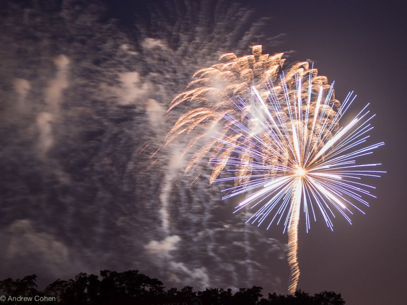 Andrew Cohen captured this photo at the 2013 Ocean Township, New Jersey, <a href="http://ireport.cnn.com/docs/DOC-999985">fireworks show</a> on July 3. His tips for the perfect shot? "Must use tripod, (it helps to use) remote control, and keep shooting."