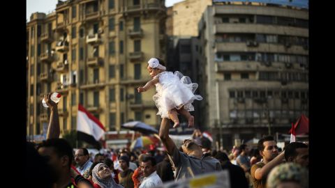 Crowds throng Tahrir Square on July 4.