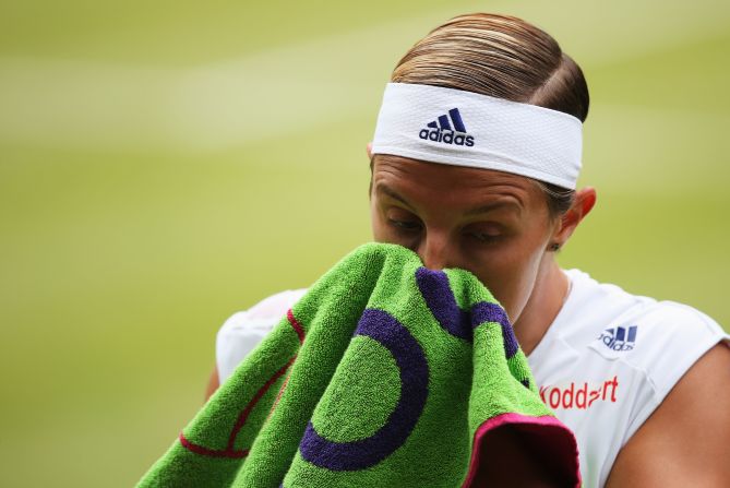 Flipkens showed little of the flair which had enabled her to reach a grand slam semifinal for the first time