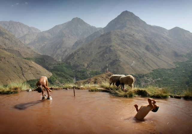 The Berber people have inhabited the rough terrains of the Atlas Mountains for centuries, preserving their traditions and customs.