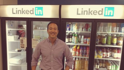 As a LinkedIn intern, Tom Pae is privileged to have company perks.