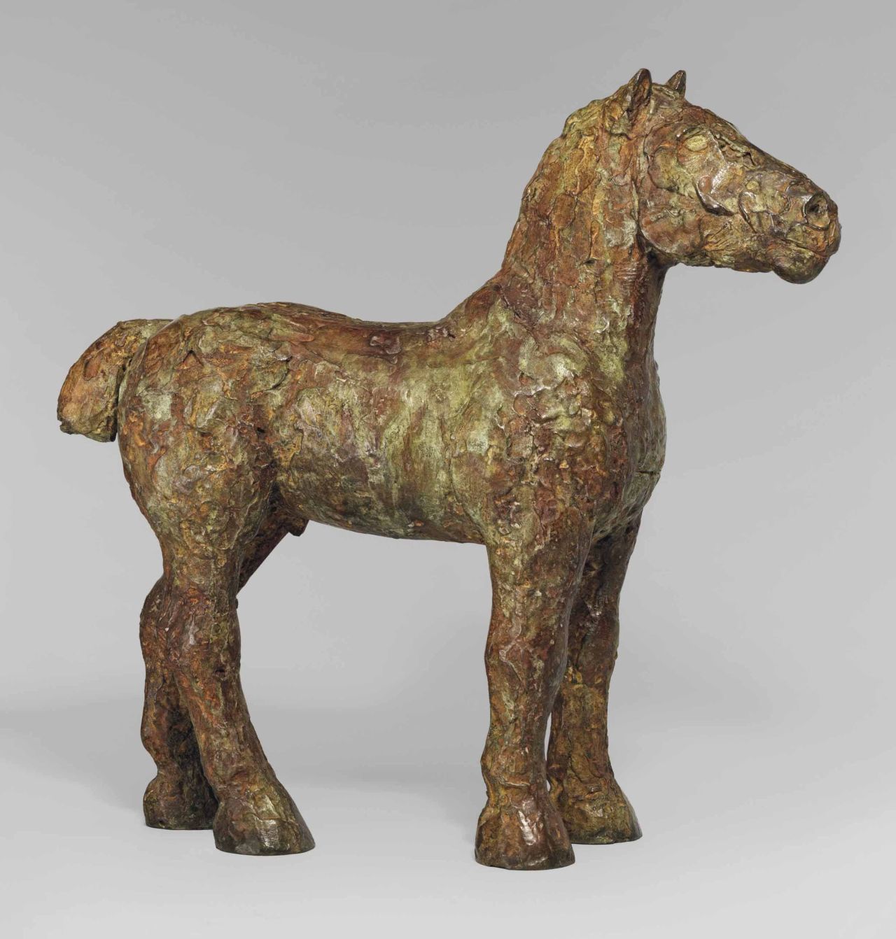 This statue created by Elisabeth Frink is estimated to be worth between $180,000-$270,000. The creation, 'First Horse' was made in 1990 and is 57.1cm long.