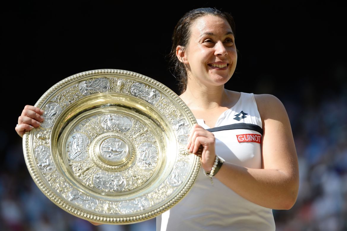 The announcement came just six weeks after the Frenchwoman won her first grand slam title at Wimbledon.