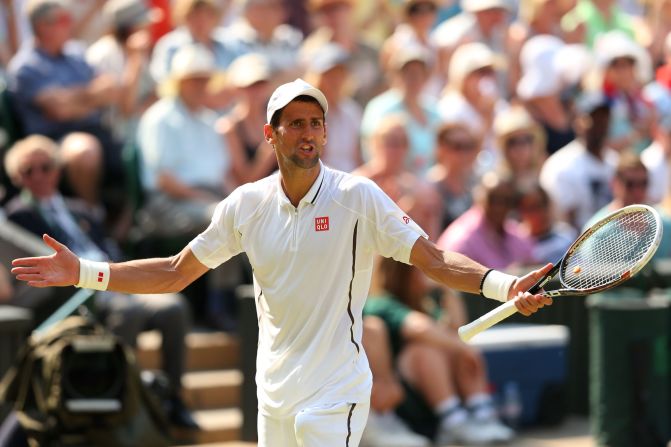 Djokovic had enjoyed a 4-1 lead in the second set but appeared to implode as Murray fought back to level at 4-4 before taking it 7-5.