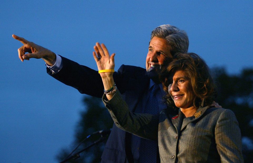 Heinz Kerry was thrown into the spotlight when her husband ran for the Democratic nomination during the 2004 presidential election. 