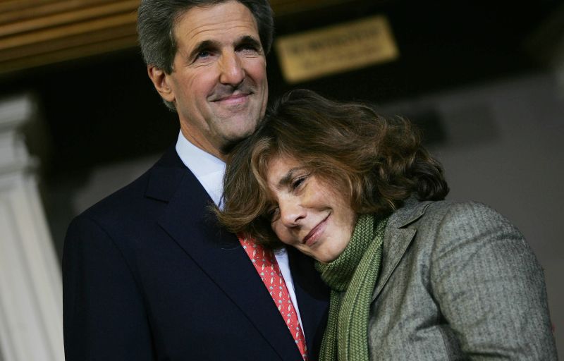 Teresa Heinz Kerry with husband John