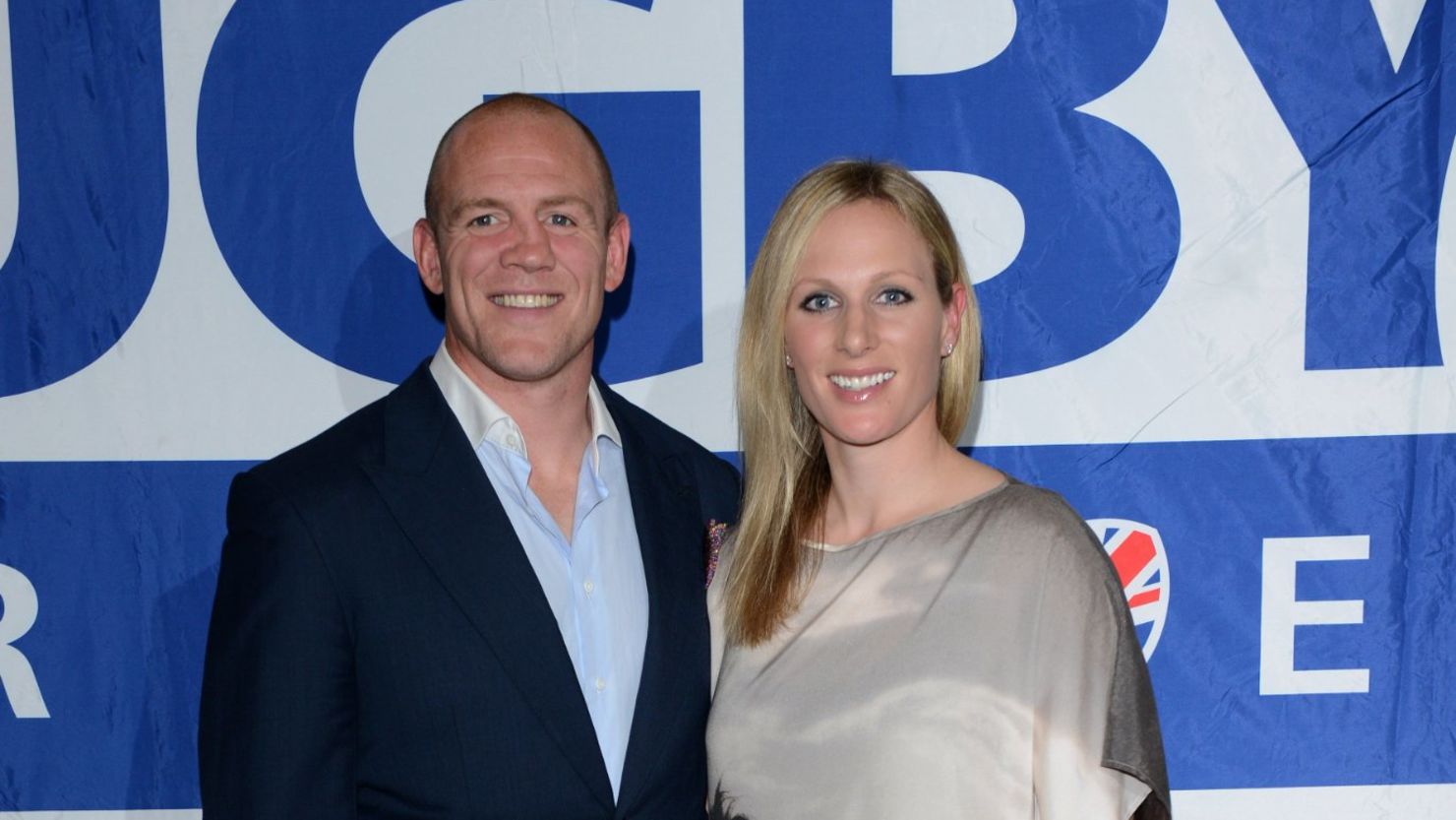 Zara Tindall (pictured with husband Mike) is a granddaughter of Queen Elizabeth II.