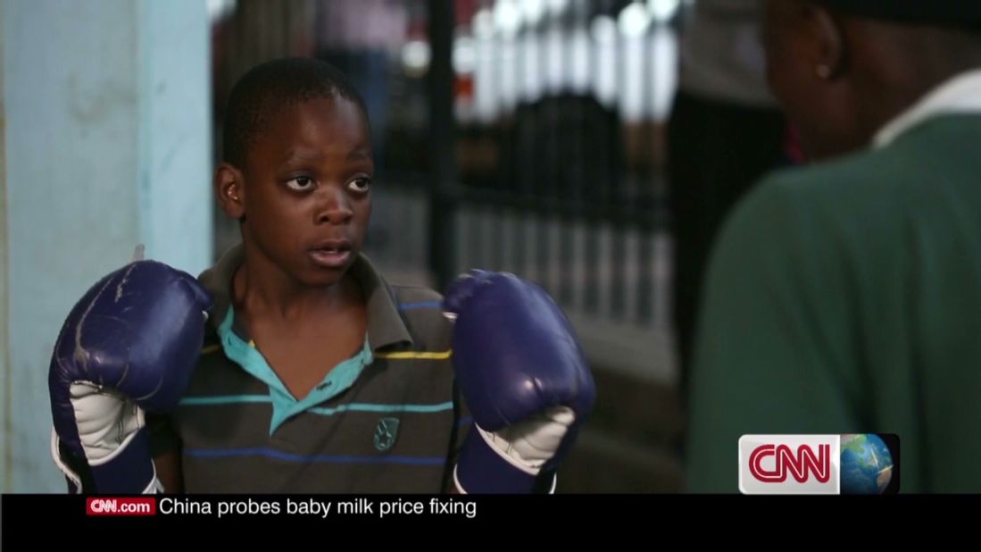 After school, local boys flock to the gym to learn the basics of boxing -- how to move, jab and defend. No fee is required as the goal is to keep youngsters off the streets.