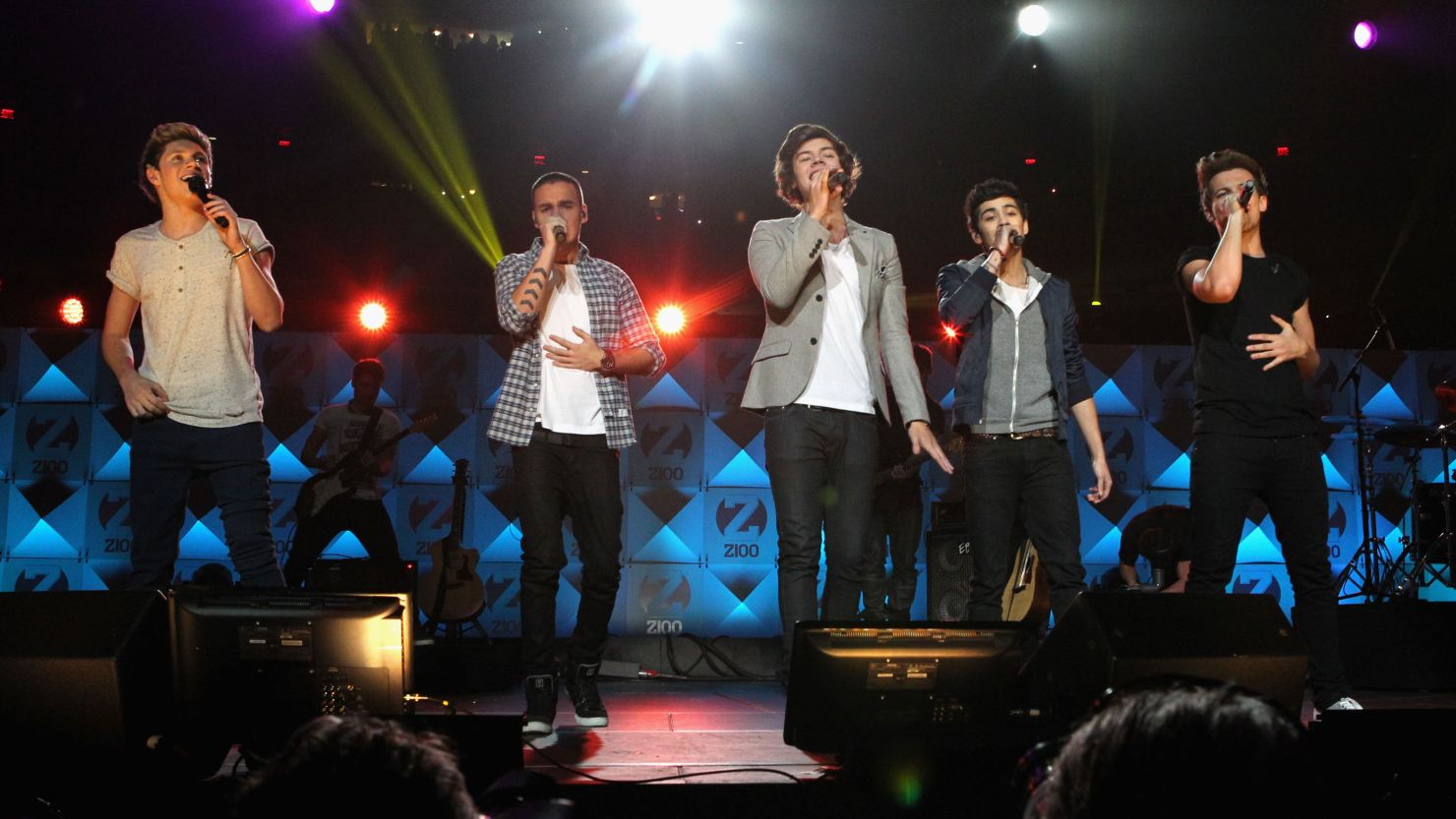 One Direction performs onstage during Z100's Jingle Ball 2012, presented by Aeropostale, at Madison Square Garden on December 7, 2012 in New York City. 