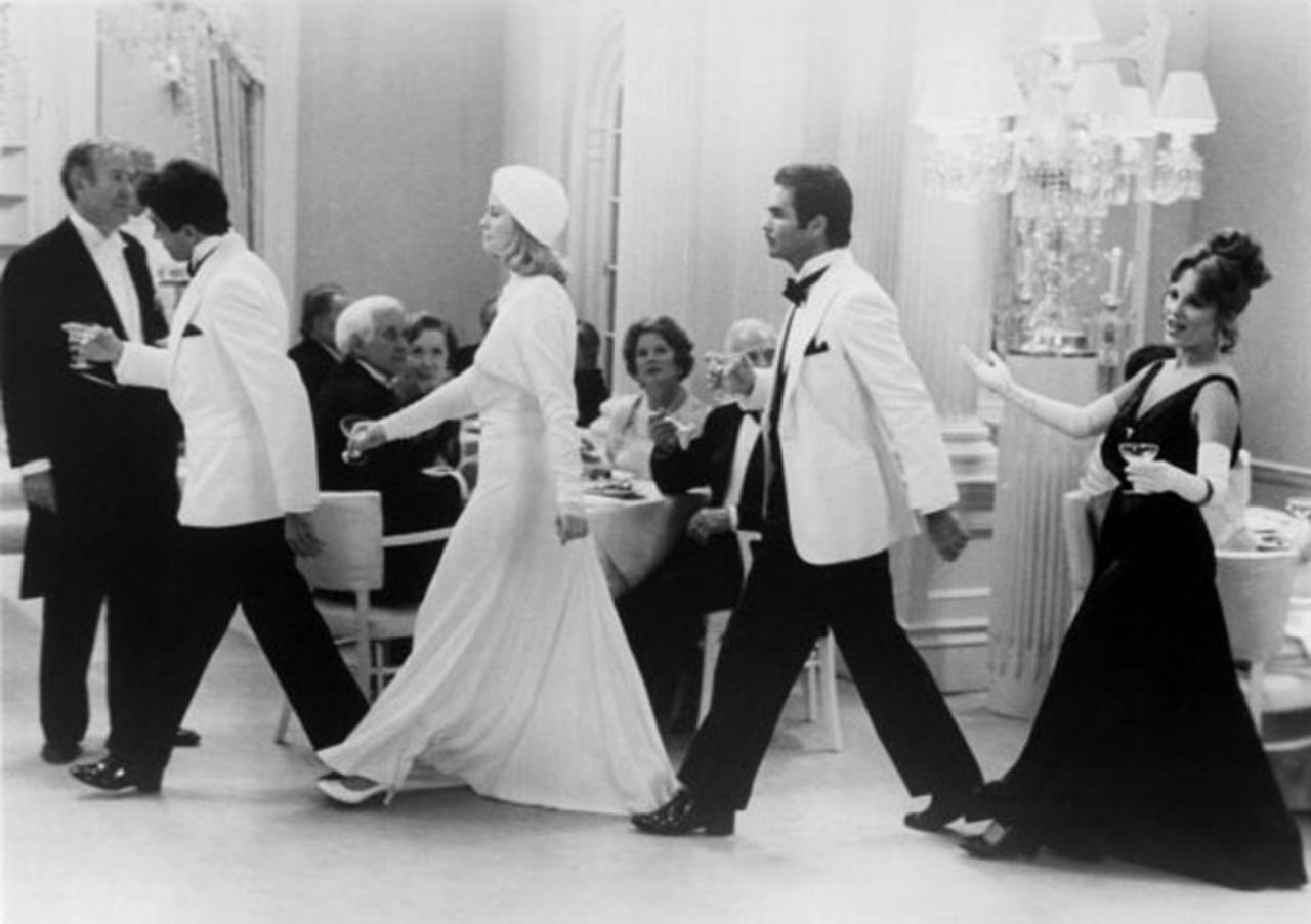 <strong>"At Long Last Love" (1975):</strong> Peter Bogdanovich's musical was intended as a throwback to 1930s Fred Astaire-Ginger Rogers comedies, complete with Art Deco set design, formally attired swells and the rich refrains of Cole Porter. But a huge budget, gossip about Bogdanovich and leading lady Cybill Shepherd and Bogdanovich's admittedly poor edit doomed the film. It's just been released on Blu-ray and earned praise. The film starred Duilio Del Prete, from left, Burt Reynolds, Shepherd and Madeline Kahn.<br />