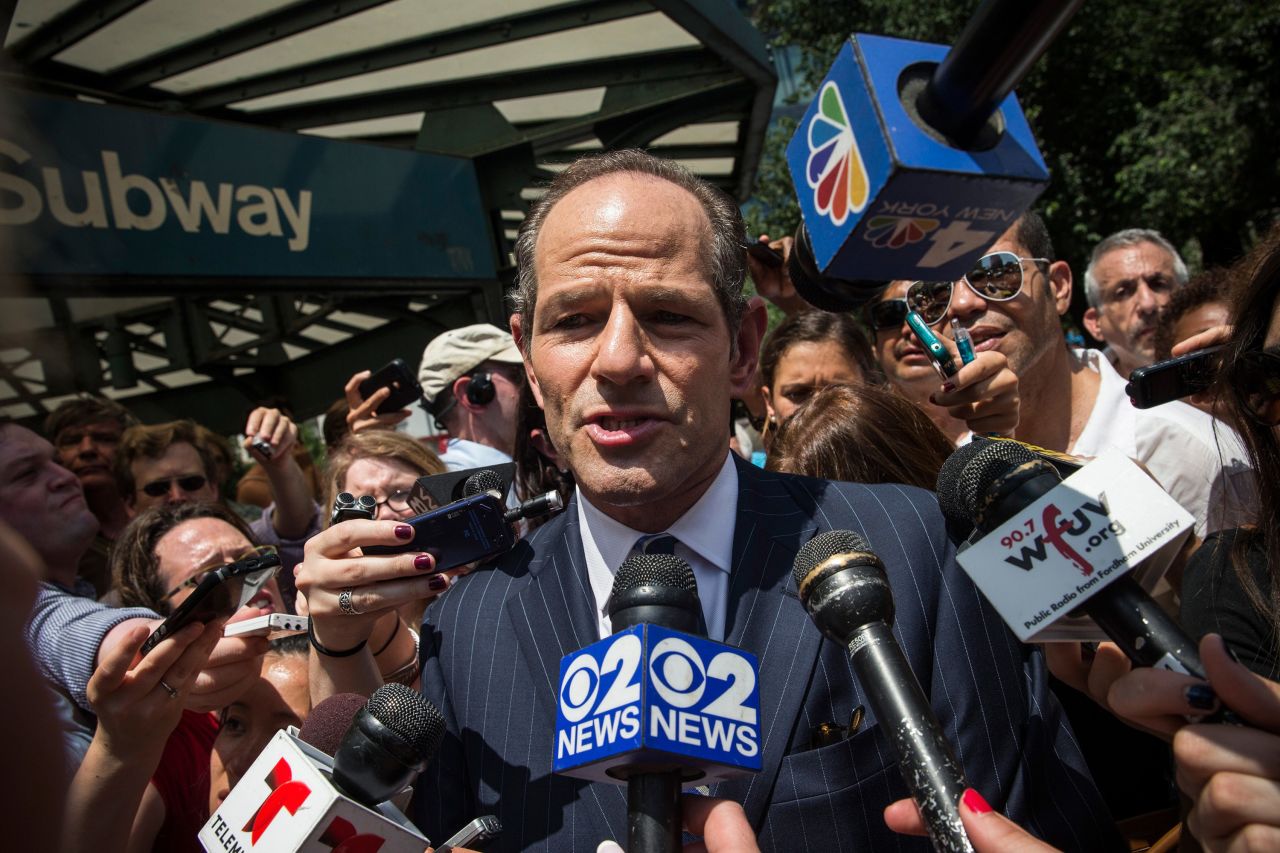 Former New York Gov. Eliot Spitzer, who resigned in 2008 after it was revealed that he had spent thousands of dollars on prostitutes, says he plans to run for New York City's comptroller.  "I accepted responsibly for what I did," Spitzer said. "I spent five years of working, doing useful things, and I hope the public will offer me an opportunity." Despite taking knocks from the press, the voters and, in some cases, the law, other politicians have pursued redemption in their public image or, in some cases, a return to office.