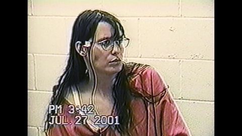 A July 27, 2001, video shows Yates talking with a psychiatrist in jail.