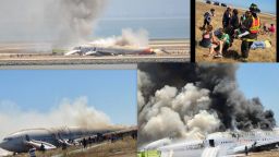 ac plane crash 360 collage