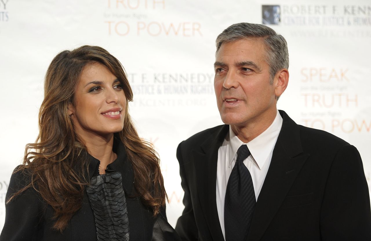 <strong>Elisabetta Canalis:</strong> Clooney dated Italian actress and TV personality Elisabetta Canalis from 2009 to 2011 (we're sensing a pattern here). Their relationship was closely watched, and <a href="http://www.cnn.com/2010/SHOWBIZ/celebrity.news.gossip/08/18/celeb.engagement.rumors.tf/index.html?iref=allsearch" target="_blank">some thought Clooney had popped the question</a> in 2010 when Canalis was photographed with a bauble on her finger. But it was actually a napkin ring she'd placed there as a joke. 