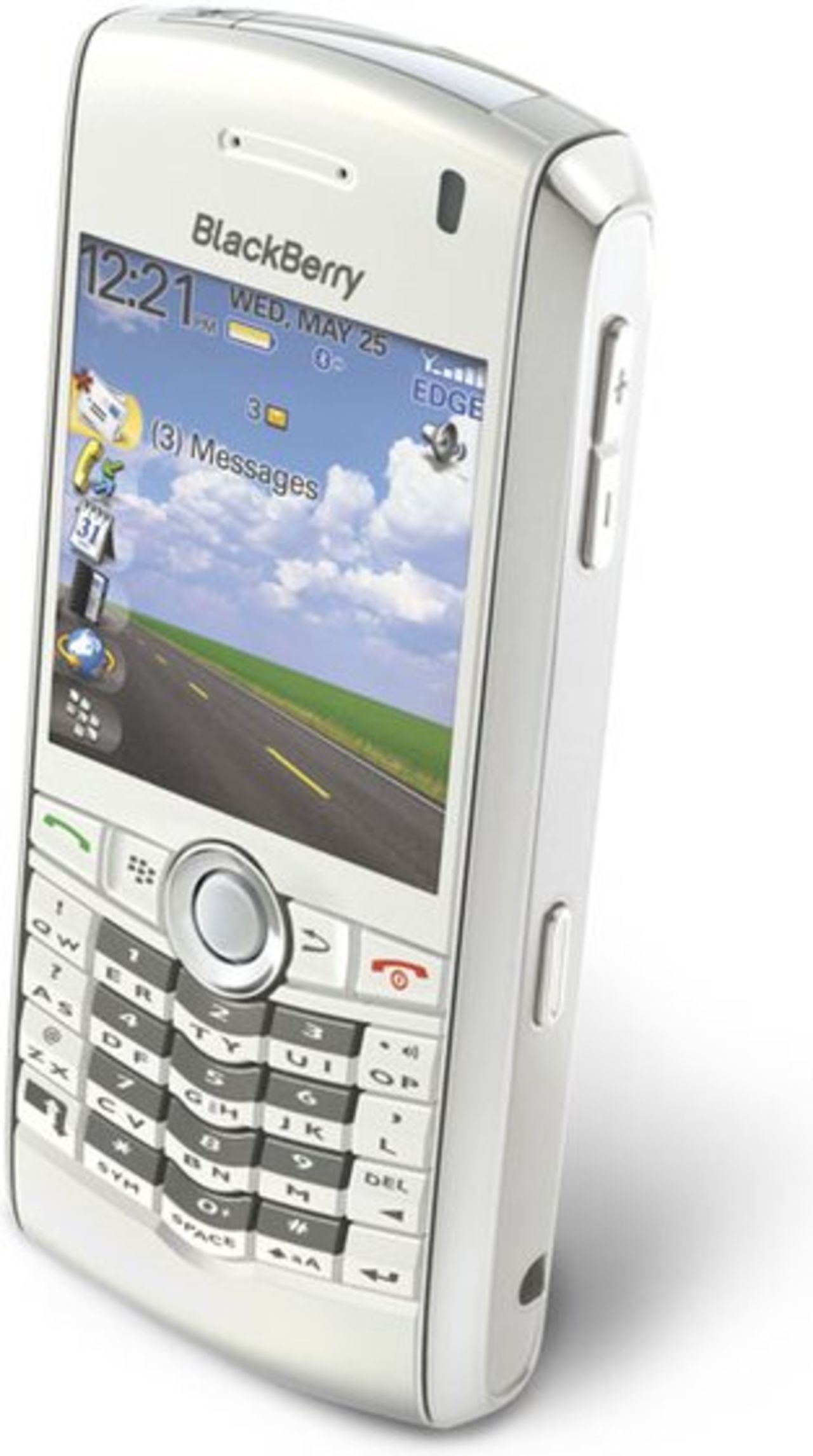 The BlackBerry Pearl in 2006 was the first BlackBerry to have that iconic navigation ball you might remember replacing. It was also the first BlackBerry with a camera, and the company's smallest phone. 