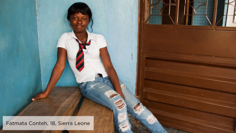 Fatmata, an 18-year-old high school student from rural Sierra Leone, became passionate about issues from child marriage to domestic violence and street children after taking part in <a href="index.php?page=&url=http%3A%2F%2Fplan-international.org%2F" target="_blank" target="_blank">Plan International</a>'s Girls Making Media project.<br /><br />She now presents a program on a local community radio station and has given talks at her school on corporal punishment and gender-based violence in schools.<br /><br />Fatmata recently shared her story and ideas at the 56th session of the Commission on the Status of Women.