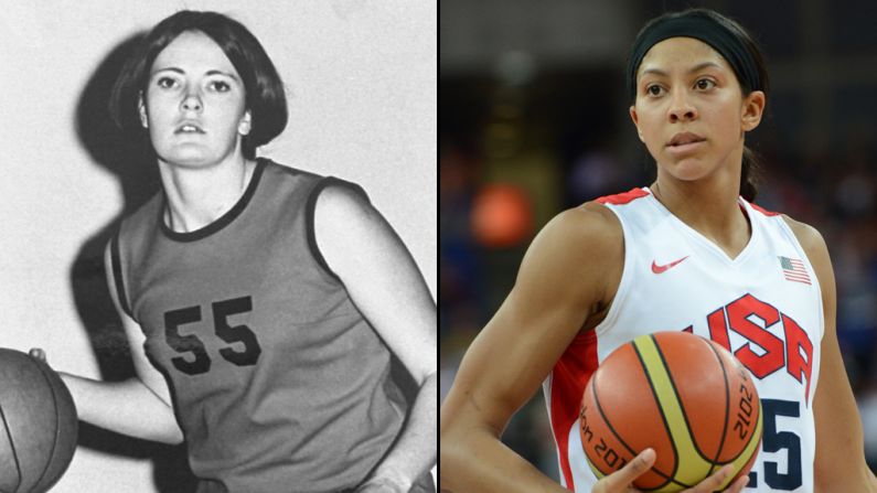 Women's basketball player <a >Pat Summitt, left, is the recently retired</a>, all-time winningest NCAA basketball coach. Her family moved from Clarksville to Henrietta, Tennessee, so she could play on a girls high school basketball team. Both her brothers received athletic scholarships, but she did not in the pre-Title IX era. "When I think of Title IX, the one word that always comes to my mind is 'opportunity,'" <a >Summitt said</a>. "Specifically, it's an opportunity for little girls. As they grow up, if they want to compete in sports then they have that opportunity." By the time the Tennessee Lady Vols coach began coaching WNBA star Candace Parker, female participation in high school sports had <a >dramatically increased</a>. 