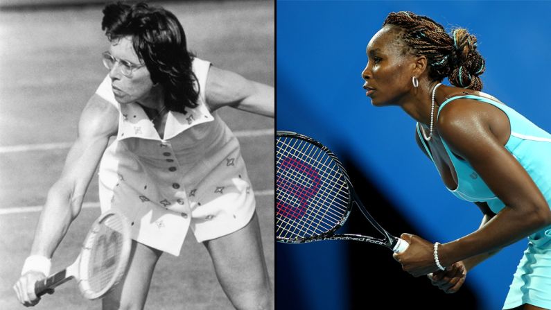 When she was 12, American tennis player Billie Jean King knew she wanted  to <a  target="_blank" target="_blank">break records and barriers</a> in tennis. "I wanted to be the No. 1 tennis player in the world, and I wanted to use my success to change the face of our society to grant equal rights and opportunities for both men and women." Two years after Title IX, King created the Women's Sports Foundation. Throughout her career, she fought for equal pay in prize money for women. <a  target="_blank" target="_blank">Inspired by King</a>, Venus Williams later <a  target="_blank" target="_blank">picked up the torch, speaking out about the issue.</a> In 2007, due to their efforts,  Wimbledon female and male champions were paid an equal amount.