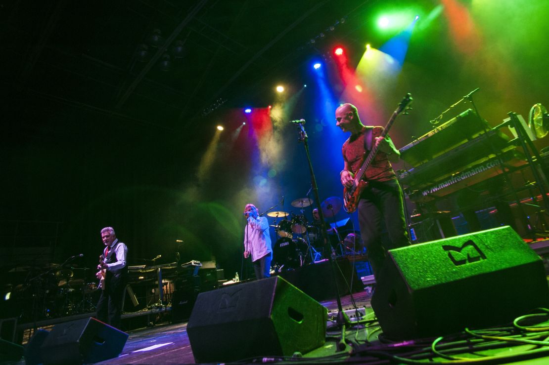Manfred Mann's Earth Band performs in 2012 in Cologne, Germany. We bet the crowd sang along incorrectly.
