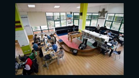 Nairobi's iHub, the co-working space where "Usalama" developed the app. It has become the epicenter of Kenya's burgeoning tech scene.