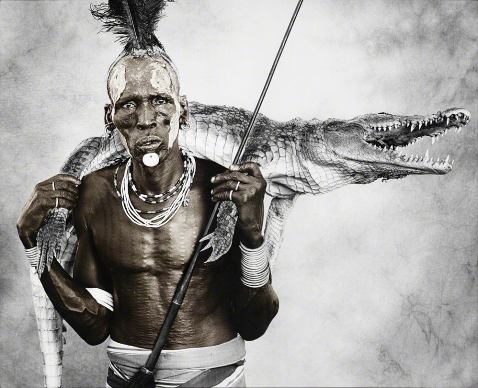 Omo River Valley, Ethiopia: Kara tribe warrior; Jan Schlegel, Germany; runner-up, People Watching category.