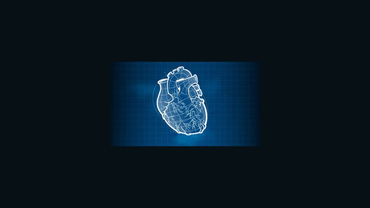 An artist's impression of a 3D-printed heart