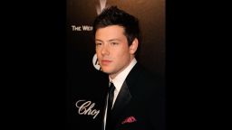 BEVERLY HILLS, CA - JANUARY 15:  Actor Cory Monteith arrives at The Weinstein Company's 2012 Golden Globe Awards After Party at The Beverly Hilton hotel on January 15, 2012 in Beverly Hills, California.  (Photo by Frazer Harrison/Getty Images)