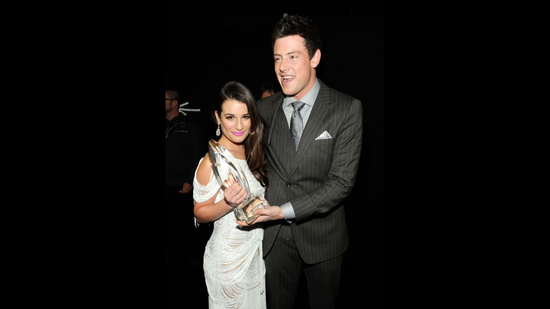 Michele and Monteith  attend the 2012 People's Choice Awards in Los Angeles. 