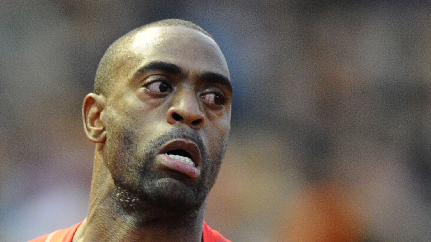 Tyson Gay has received a one-year ban after testing positive for anabolic steroids last year.