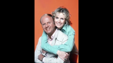 Diana Hyland only appeared in four episodes as the mother on "Eight is Enough" before her death from cancer in 1977. Dick Van Patten played her TV husband, and his character became a widower who fell in love and remarried when a new actress was cast.