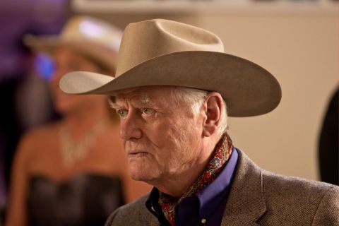 The producers of the rebooted "Dallas" revisited the "Who shot J.R." mystery of the original show following Larry Hagman's death, of complications from cancer, in 2012.