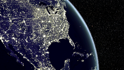 global light pollution tvilight