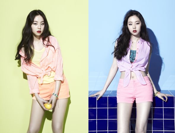 South Korea's latest fast fashion brand 8seconds is Samsung's answer to Uniqlo and Zara. Its latest ad campaign stars Sohee of the Wonder Girls, one of the most fashionable young stars in the country. 