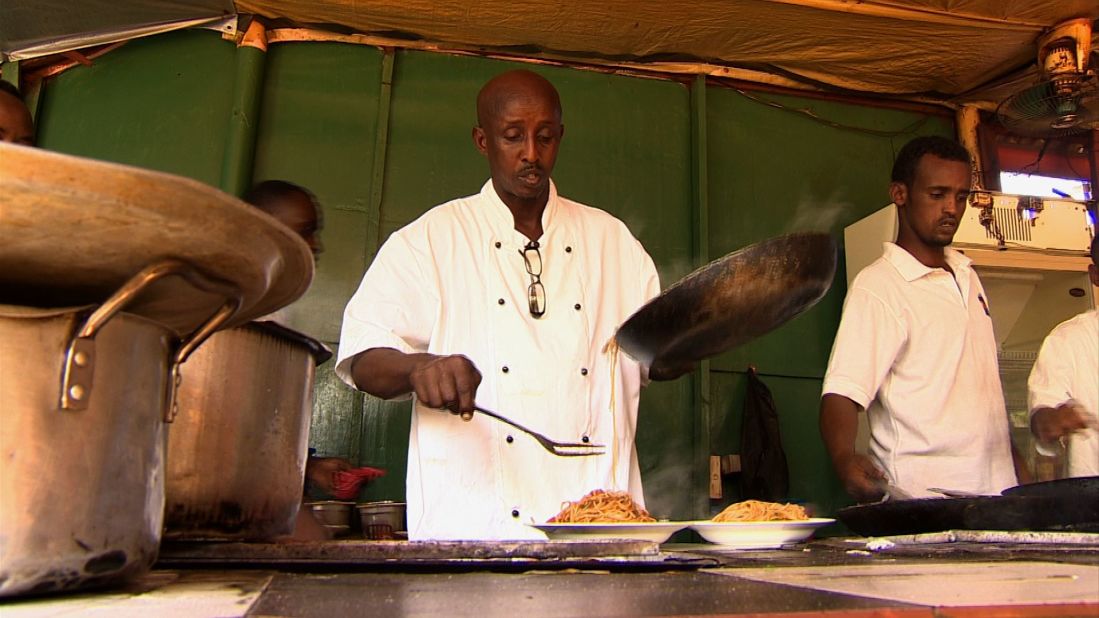 Somali chef Ahmed Jama is the owner of "The Village," a chain of five restaurants across Mogadishu. He is part of a growing number of Somalis who, after years abroad, are now returning to be part of their country's renaissance. 