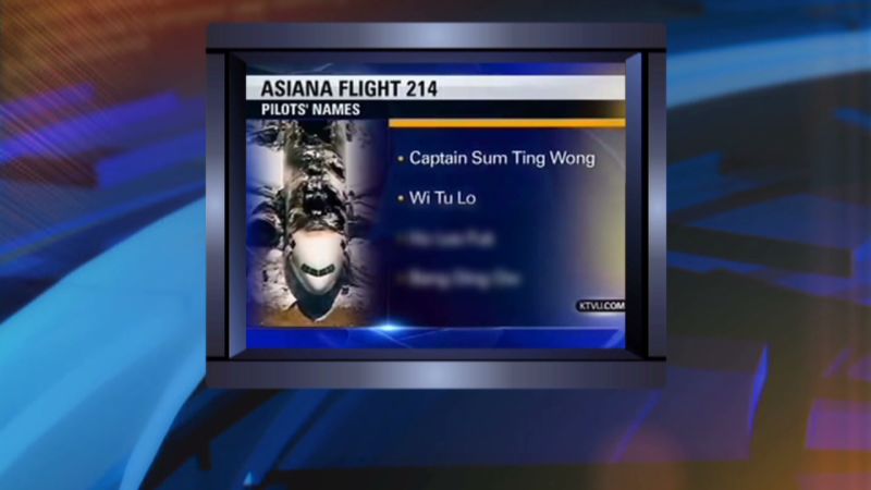 Asiana crash 2025 pilots names hoax