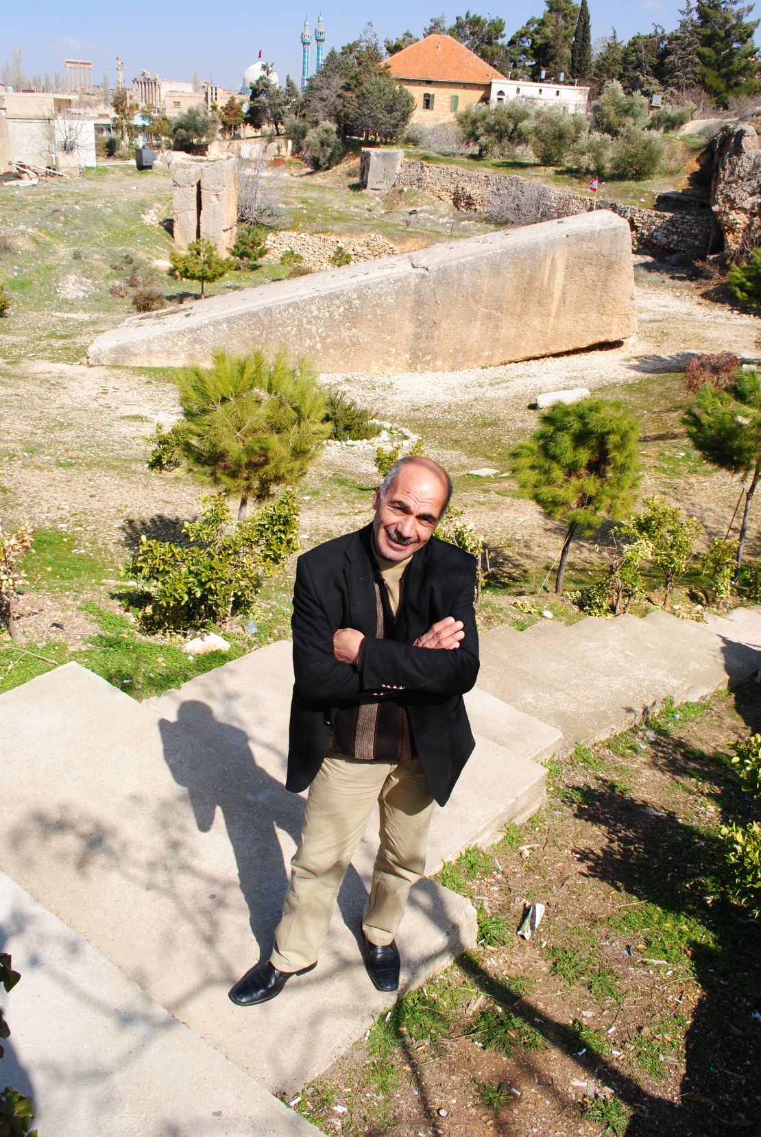 A former Lebanese army sergeant, Abdul Nabi al-Afi found an archeological treasure in a rubbish-filled gorge.