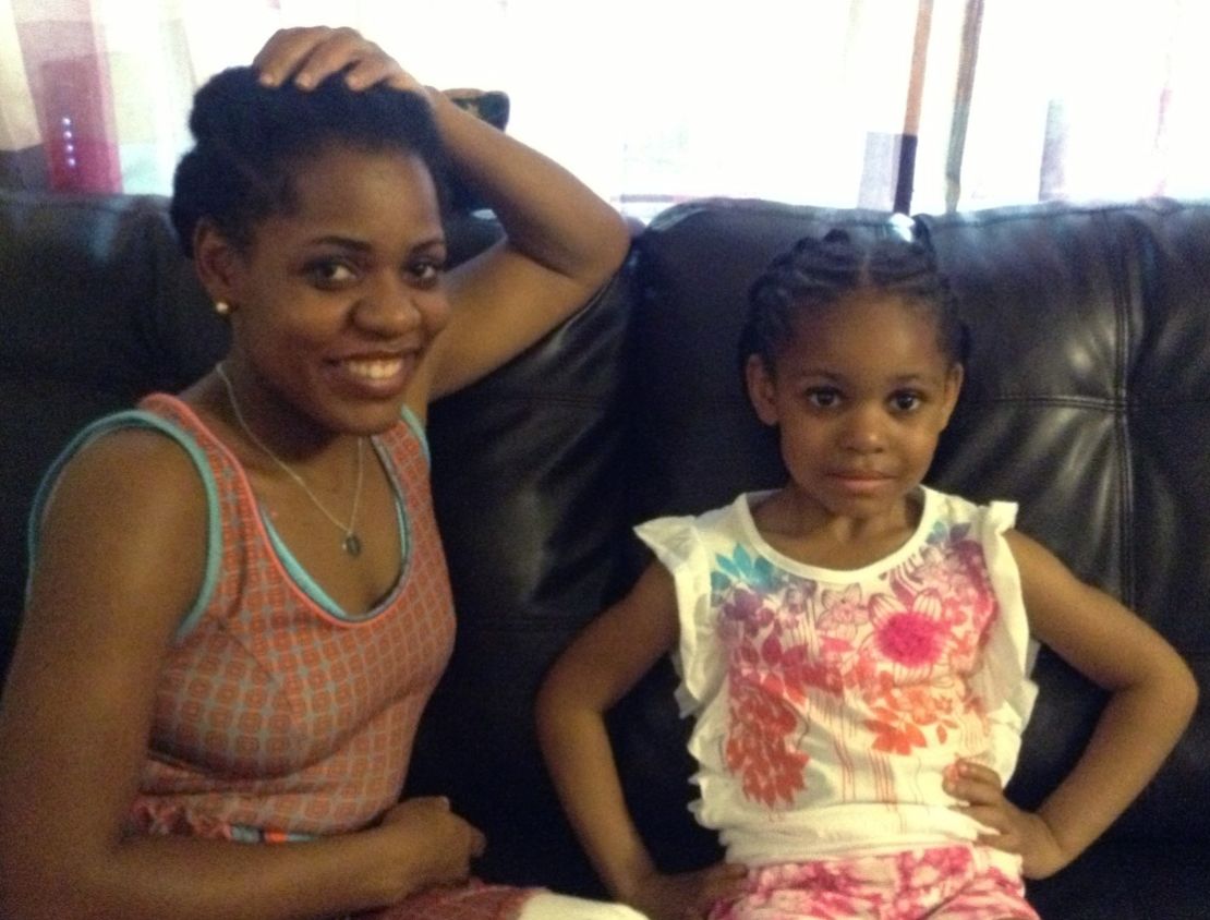 Mery Daniel and her daughter, Ciarra, on June 26, 2013.