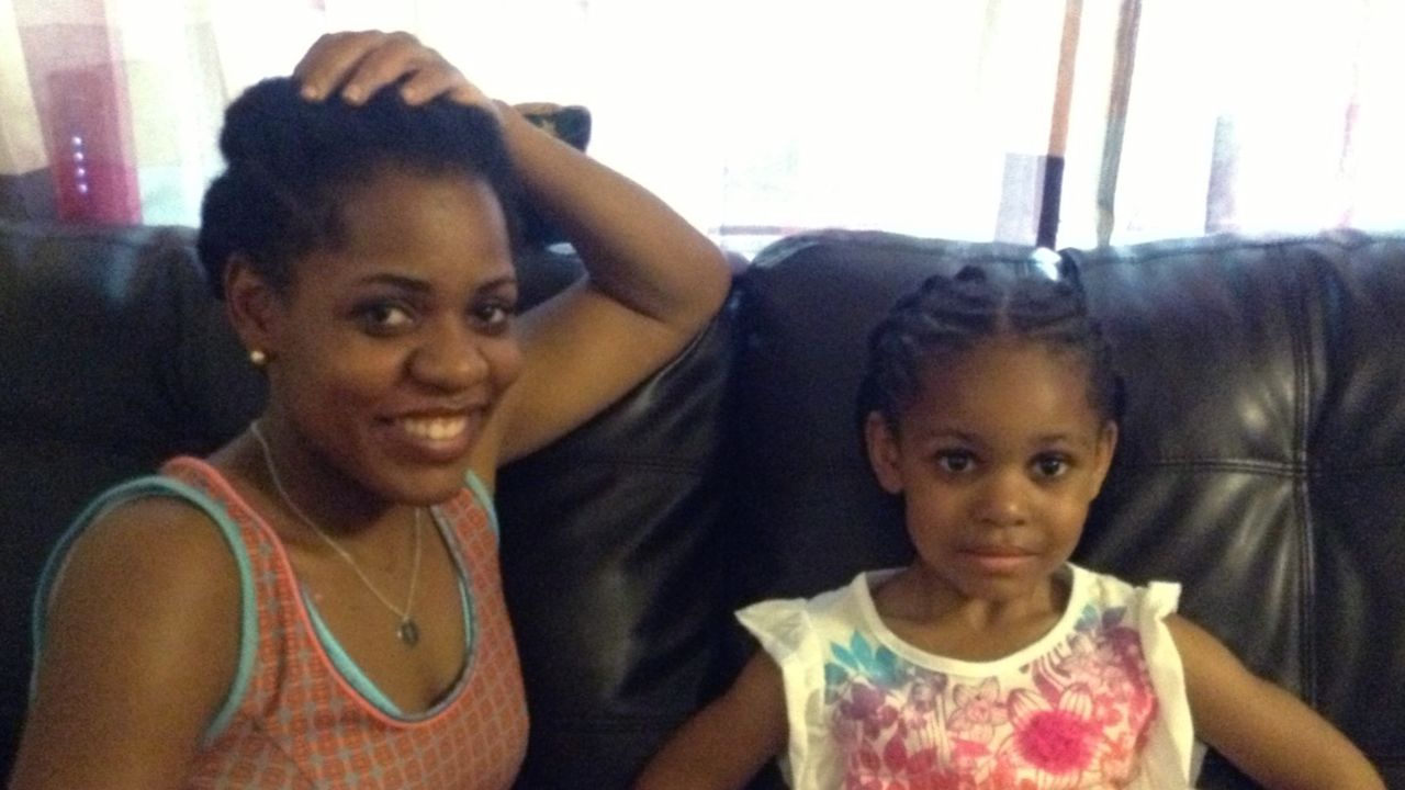 Mery Daniel and her daughter, Ciarra, on June 26, 2013.