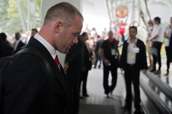 Wayne Rooney didn't last long on United's tour, quickly returning to England with a hamstring injury. His future as a Manchester United player continues to be in doubt with Chelsea interested in buying the England forward.