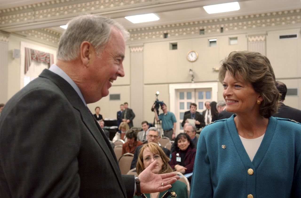 U.S. Sen. Lisa Murkowski, R-Alaska, is the daughter of Frank Murkowski, who also represented Alaska in the Senate and was later the state's governor.