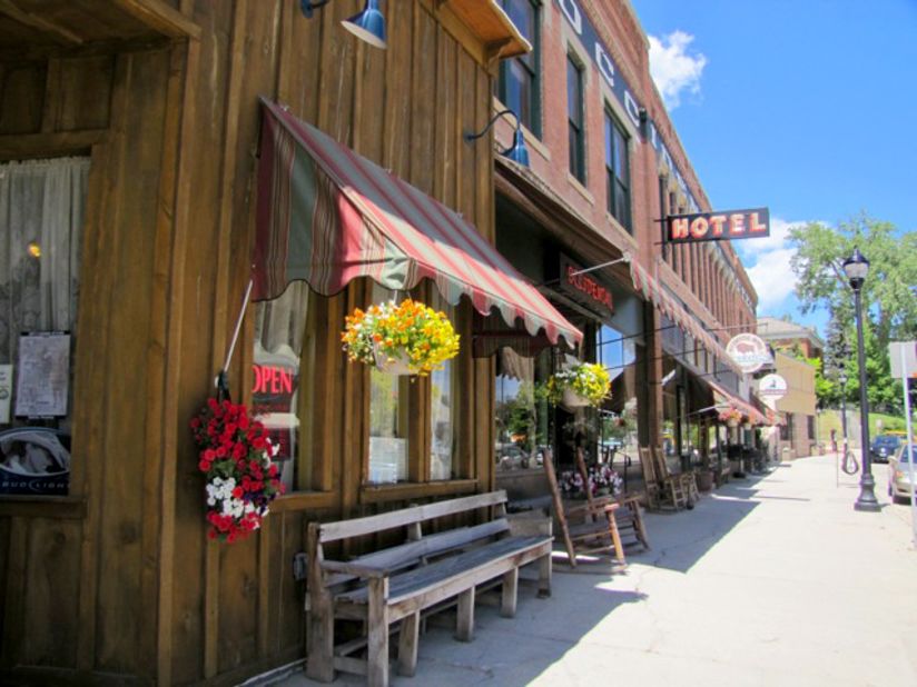 The Historic Occidental Hotel in Buffalo, Wyoming, is a restored relic of the Old West.
