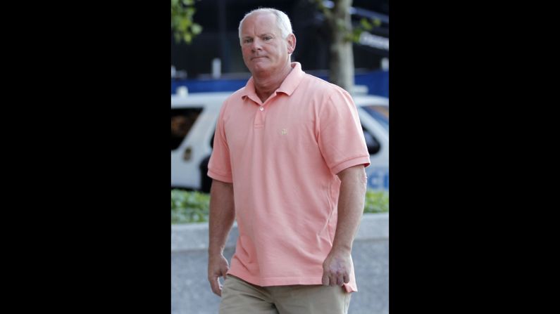 Stephen Rakes, 59, was scheduled to be a witness for the prosecution before he was dropped from the list. His body was found July 17, 2013, in Lincoln, Massachusetts, west of Boston. Rakes' business associate has been charged with his murder.  Authorities said Rakes' killing was unrelated to the Bulger case.