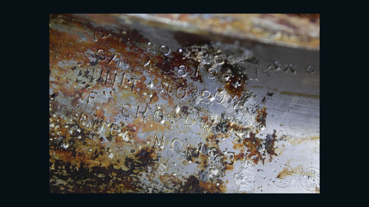 Jeff Bezos said a conservator identified a serial number proving the a rocket engine came from the Apollo 11 program.