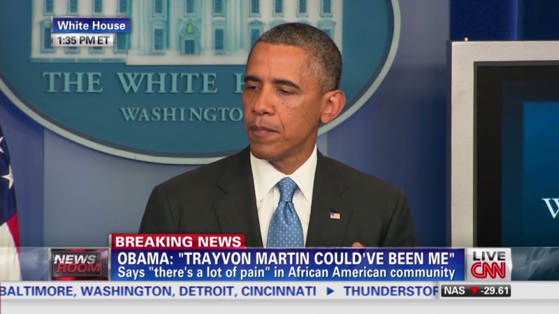 Full Transcript: Obama Addresses Race, Profiling And Stand Your Ground ...